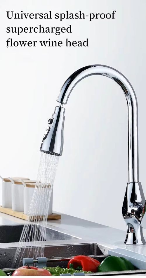 Splash-proof Nozzle Household Universal Rotating Faucet Aerator Adapter Extender Essential Accessory for Kitchen Faucets