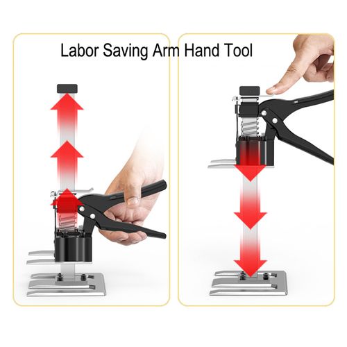 Hand Tool Jack Tile Height Adjuster Labor-saving Arm Wall Tile Lifter Maintenance Lifting Manual Alloy Installation Tool