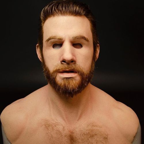 Young Man Realistic Mask