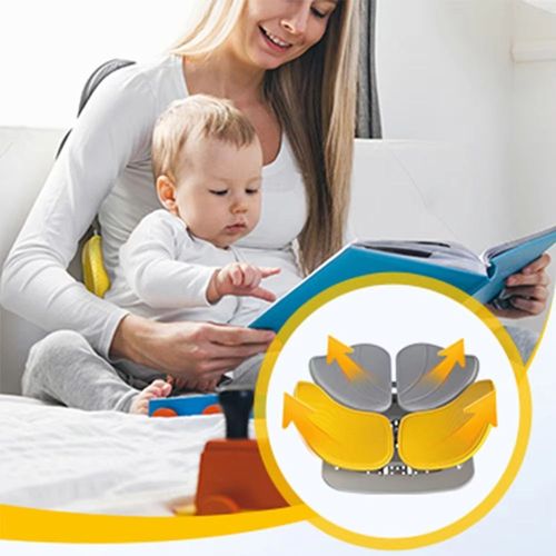 Mesh Car Seat Waist Cushion Breathable Ergonomics Car Back Lumbar Cushion Adjustable Multi Sided Support
