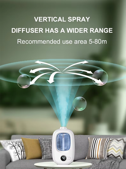 Portable Household Wall-mounted Automatic Digital Diffuser Machine Small Aroma Diffuser Aromatherapy Machine