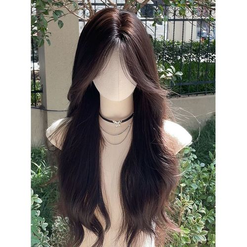 Hot selling Korean curls black brown with hair net