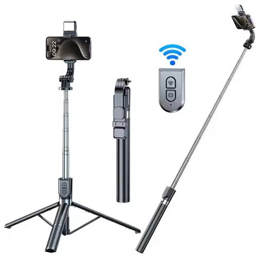 Folding Wireless Remote Control Phone Mini Pocket Monopod Phone Stand Tripod is suitable for any mobile phone video kit selfie stick