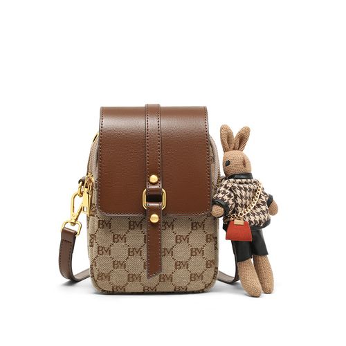 🔥2025 Nova Bolsa de Luxo Estampada – Ombro ou Tiracolo, Porta-Telemóvel e Moedas 👜✨