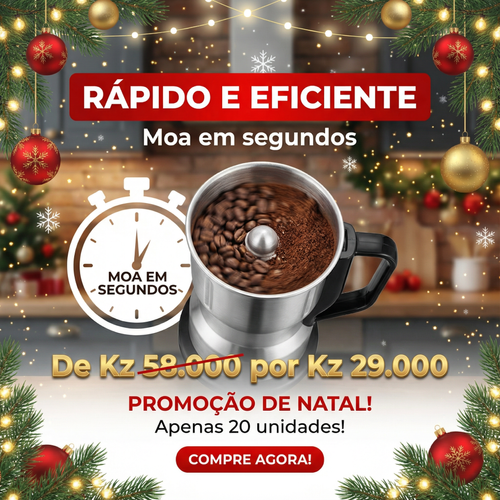 🔥Luanda 🎄💥Moedor Multifuncional— Tritura Tudo! — Feijão 🍛 Milho 🌽 Pimenta 🔥 Café ☕ Ervas 🍃