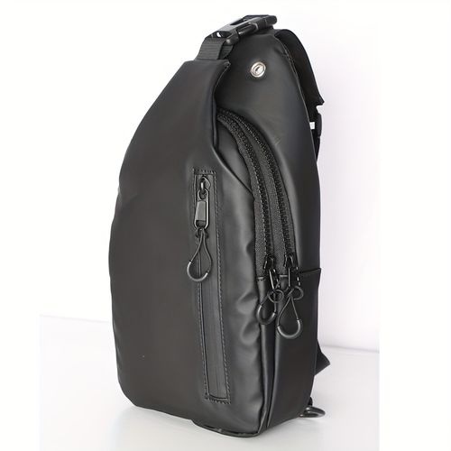 🔥HOT SALE—2025 Qualidade Diária Comutação Crossbody Bag Moda Impermeável Resistente A Arranhões Chest Pack Porta de Carregamento USB