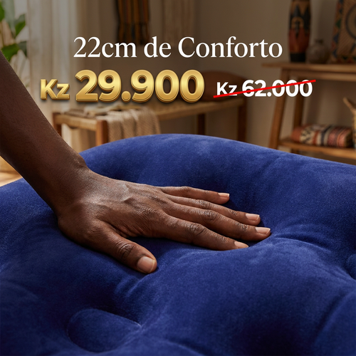 🇦🇴🔥 Luanda 🛏️ Colchão Inflável Camping ✨🛏️ Espesso e macio ✨ Anti-humidade 🌧️ Ideal para camping e uso diário 💖 Super confortável 💨 Fácil transportar 🎒 Ideal para viagem, camping e descanso 🌿✨🛏️ Conforto de Hotel onde estiver ✨