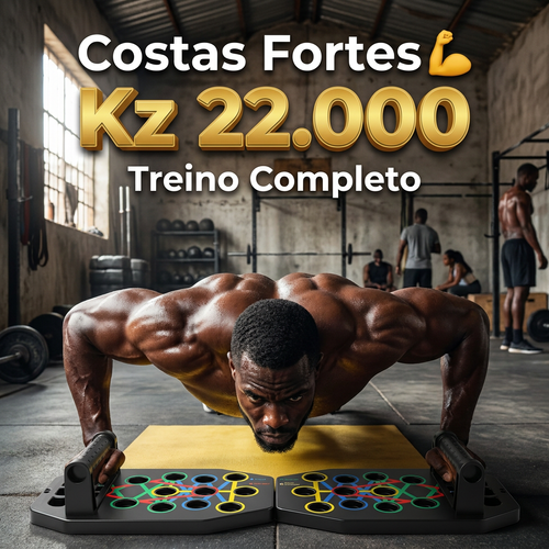 🇦🇴🔥🔥Luanda 🏋️ Prancha de Flexão Multifuncional e Dobrável ✨💪 Treinador de Músculos do Peito e Ombros ✨ Alta resistência antiderrapante 🌧️ Ideal para treino em casa e fitness 💖 Super leve e portátil 💨 Suporte para treino de prancha 🎒 Ideal para homens, mulheres e iniciantes 🌿✨🏋️ Tenha um corpo perfeito sem ir à ginásio ✨