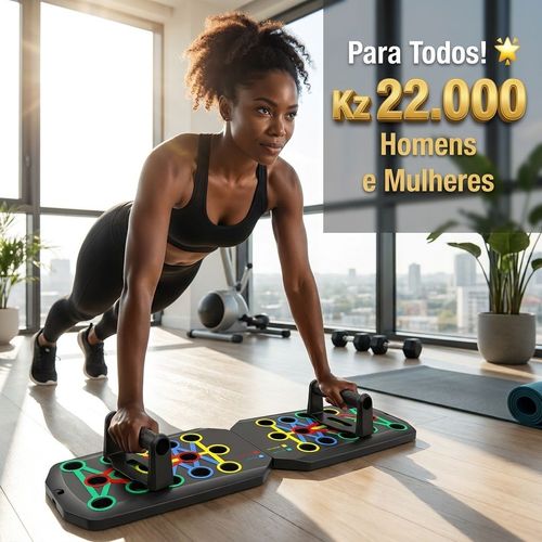 🇦🇴🔥🔥Luanda 🏋️ Prancha de Flexão Multifuncional e Dobrável ✨💪 Treinador de Músculos do Peito e Ombros ✨ Alta resistência antiderrapante 🌧️ Ideal para treino em casa e fitness 💖 Super leve e portátil 💨 Suporte para treino de prancha 🎒 Ideal para homens, mulheres e iniciantes 🌿✨🏋️ Tenha um corpo perfeito sem ir à ginásio ✨