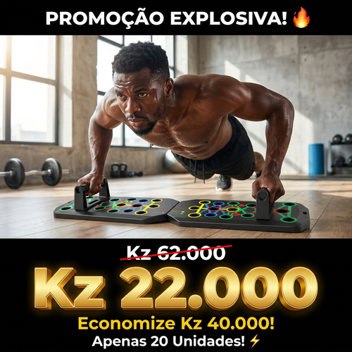 🇦🇴🔥🔥Luanda 🏋️ Prancha de Flexão Multifuncional e Dobrável ✨💪 Treinador de Músculos do Peito e Ombros ✨ Alta resistência antiderrapante 🌧️ Ideal para treino em casa e fitness 💖 Super leve e portátil 💨 Suporte para treino de prancha 🎒 Ideal para homens, mulheres e iniciantes 🌿✨🏋️ Tenha um corpo perfeito sem ir à ginásio ✨