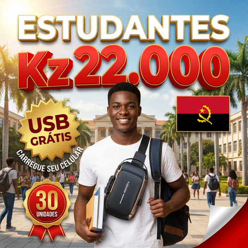 🚨🔥🇦🇴 PROMOÇÃO ESPECIAL LUANDA!—🔒🛡️Bolsa Peitoral Masculina com Cadeado + Porta USB 🔋⚡—📱💼Grande Capacidade para Telemóvel e Acessórios—🕶️Design Moderno e Antifurto—🚶‍♂️Perfeita para Trabalho, Passeio e Dia a Dia— Entrega Grátis + COD! 🚚