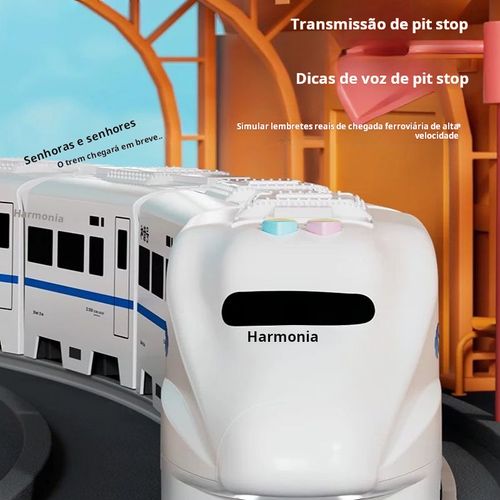 🚄 Brinquedo de Trem Elétrico Realista – Um presente que estimula a imaginação e a criatividade🎁