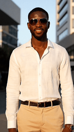 🎄 Luanda🎁 Conjunto Premium Masculino: Relógio ⌚ + Óculos 👓 + Cinto 👔 + Fivela ✨ — Elegância completa para qualquer ocasião