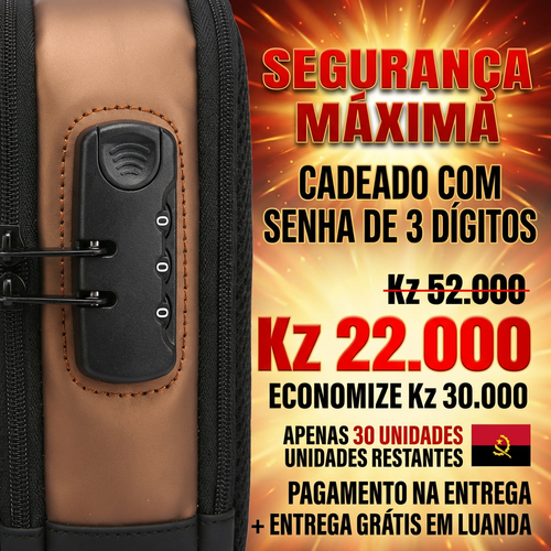 🚨🔥🇦🇴 PROMOÇÃO ESPECIAL LUANDA!—🔒🛡️Bolsa Peitoral Masculina com Cadeado + Porta USB 🔋⚡—📱💼Grande Capacidade para Telemóvel e Acessórios—🕶️Design Moderno e Antifurto—🚶‍♂️Perfeita para Trabalho, Passeio e Dia a Dia— Entrega Grátis + COD! 🚚