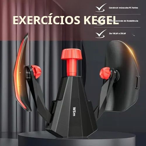 Treinador Kegel Profissional – Exercitador de Pernas e Quadris, Aparelho de Exercícios Pélvicos Masculino e Feminino, Ajustável com Resistência, Portátil para Casa, Escritório e Viagem. Ideal para fortalecer coxas, glúteos, assoalho pélvico, abdômen e melhorar saúde íntima com treino simples e eficaz.