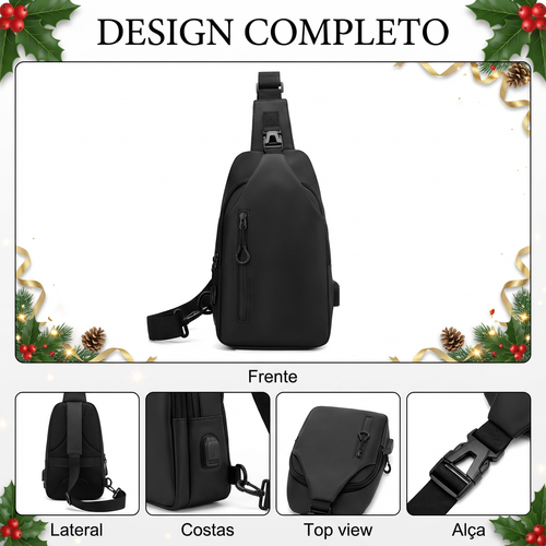 🎄🎁Oferta Natal Limiteda 🎅 Presente de Natal mais prático em Luanda!🎅 Mochila Antirroubo com Porta USB Lateral 🎁⚡– Carregue enquanto anda pela cidade!