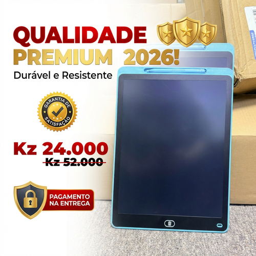 🇦🇴Luanda 🧠👶 Desenvolvimento mental 📱🖊️ Quadro LCD 16 Infantil 🎨✏️ Escreve e apaga com 1 clique ♻️ Sem papel 👀 Protege os olhos 💡 Tela grande fácil usar 📚 Ideal para escola e casa 🎁 Presente perfeito