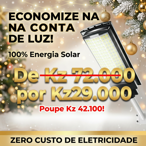 🇦🇴💡🔥 TENDÊNCIA EM LUANDA! — Lâmpada Solar Inteligente ☀️⚡ — Sensor Automático de Movimento 🚶‍♂️📡  — Resistente à Chuva 🌧️💦— Perfeita para Casa, Jardim e Portão 🏠🌳