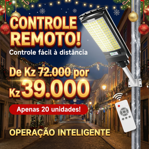 ⚠️Luanda 🏠💡☀️ Lâmpada Solar Integrada Super Brilhante ⚡✨ — Sensor Inteligente 🚶‍♂️📡 e À Prova de Água 🌧️💦 — Carrega de Dia 🔋☀️, Ilumina à Noite 🌙✨