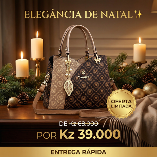 🔥 Lançamento 2025 | Bolsa de Luxo Feminina | Elegância Estampada | Bolsa de Ombro & Crossbody Fashion | Design Exclusivo | Alta Qualidade | Perfeita para Presentes | Moda Feminina Angola | Bolsa Estilosa e Versátil | Tendência 2025 | Estoque Limitado | Entrega em Luanda