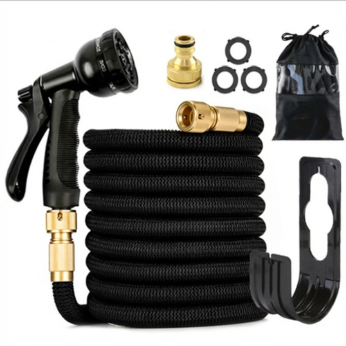 🚿🇦🇴💦 OFERTA LUANDA!  — Pistola de Alta Pressão! — 🚿Estica Automaticamente 3x! 💪 Perfeita para Lavar Carro 🚗 e Regar Jardim 🏡 — Forte e Compacta! ✨