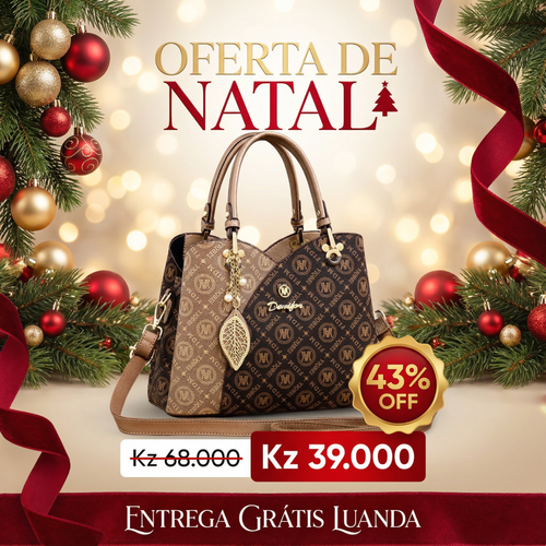 🔥 Lançamento 2025 | Bolsa de Luxo Feminina | Elegância Estampada | Bolsa de Ombro & Crossbody Fashion | Design Exclusivo | Alta Qualidade | Perfeita para Presentes | Moda Feminina Angola | Bolsa Estilosa e Versátil | Tendência 2025 | Estoque Limitado | Entrega em Luanda