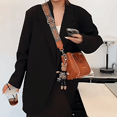 Bolsa Feminina 2025 | Moda Retro Elegante | Ombro & Tiracolo | Grande Capacidade | Presente Perfeito | Frete Grátis Luanda