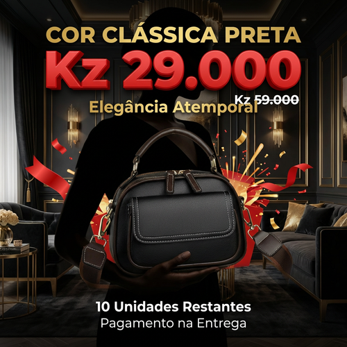 🇦🇴✨ NOVA MODA FEMININA EM LUANDA!—👜 Bolsa Elegante e Moderna—👠 ✨ Super Leve e Confortável—👗 Perfeita para Trabalho, Passeio e Compras—🔥 Estilo Luxuoso que Combina com Qualquer Look—🚚 Entrega Grátis + Pagamento na Entrega