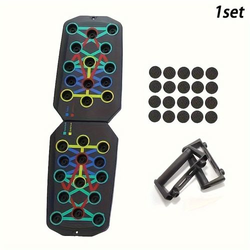 1pc Prancha Multifuncional para Flexões - Equipamento de Exercício para Academia em Casa, Assistente de Flexões, Treinador de Músculos do Peito, Equipamento de Treinamento de Força