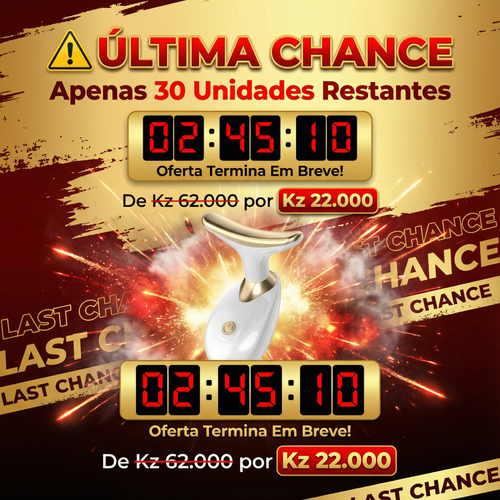 💖🔴🌸Bastão Emagrecedor Facial 7 Cores - 👑Antienvelhecimento para Rosto, Pescoço e Olhos Firmes! 🦋💫