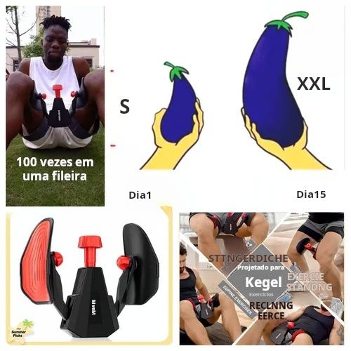 Treinador Kegel Profissional – Exercitador de Pernas e Quadris, Aparelho de Exercícios Pélvicos Masculino e Feminino, Ajustável com Resistência, Portátil para Casa, Escritório e Viagem. Ideal para fortalecer coxas, glúteos, assoalho pélvico, abdômen e melhorar saúde íntima com treino simples e eficaz.