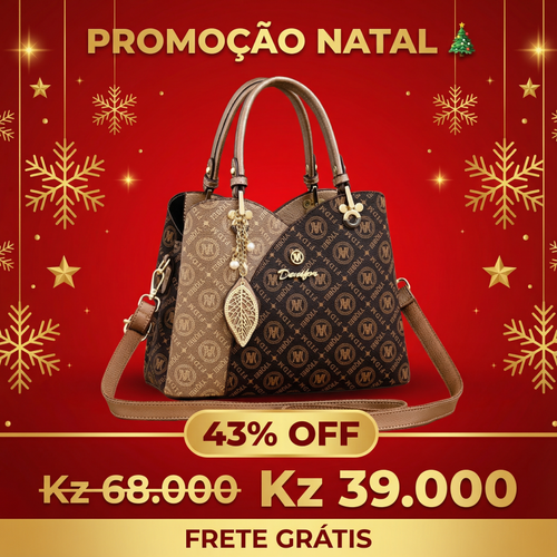 🔥 Lançamento 2025 | Bolsa de Luxo Feminina | Elegância Estampada | Bolsa de Ombro & Crossbody Fashion | Design Exclusivo | Alta Qualidade | Perfeita para Presentes | Moda Feminina Angola | Bolsa Estilosa e Versátil | Tendência 2025 | Estoque Limitado | Entrega em Luanda