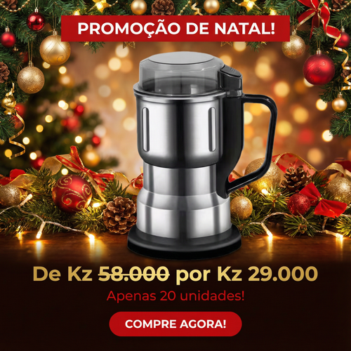 🔥Luanda 🎄💥Moedor Multifuncional— Tritura Tudo! — Feijão 🍛 Milho 🌽 Pimenta 🔥 Café ☕ Ervas 🍃