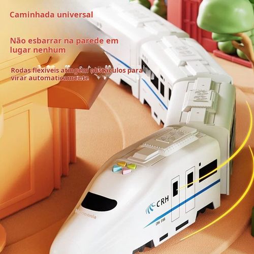 🚄 Brinquedo de Trem Elétrico Realista – Um presente que estimula a imaginação e a criatividade🎁