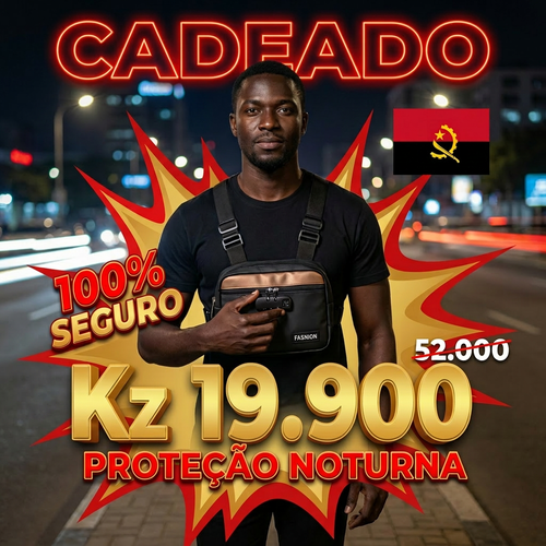 🚨🔥🇦🇴 PROMOÇÃO ESPECIAL LUANDA!—🔒🛡️Bolsa Peitoral Masculina com Cadeado + Porta USB 🔋⚡—📱💼Grande Capacidade para Telemóvel e Acessórios—🕶️Design Moderno e Antifurto—🚶‍♂️Perfeita para Trabalho, Passeio e Dia a Dia— Entrega Grátis + COD! 🚚