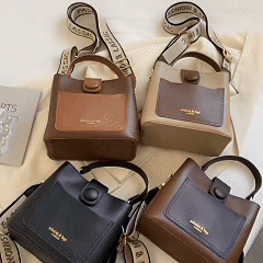 🔥🔥🔥1915 avaliações positivas┃Nova Bolsa Vintage 2025  Mão & tiracolo bucket bag de luxo