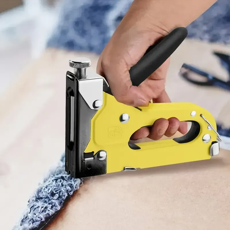 💯4 in 1 heavy-duty Stapler For Diy Home Decor Furniture Wood Frame Stapler, Multi-tool Hand Nail Gun Nail Gun Bandage Pliers🚀