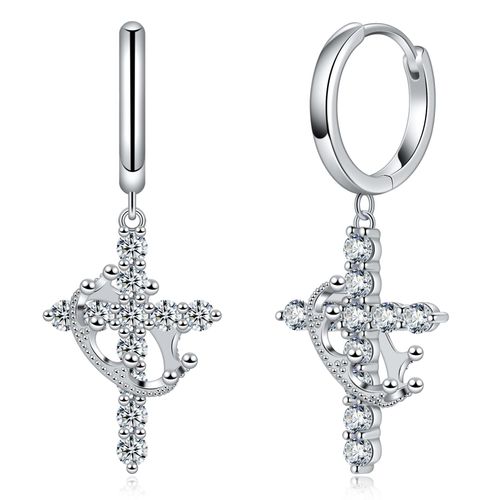 Fashion Jewelry Cross Drop Earrings Cross Charms Earrings for Women Drop Earrings