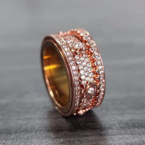 Couple Spinning Diamond Ring Set | Bond of Forever Love (Accra)
