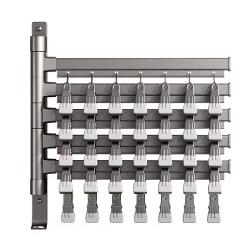 Folding And Rotating Iron Socks Drying Rack Balcony Home Underwear Multi Functional Non Perforated Drying Rack