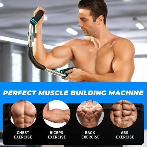 Adjustable Arm Strength Trainer - Portable Muscle Building Device
