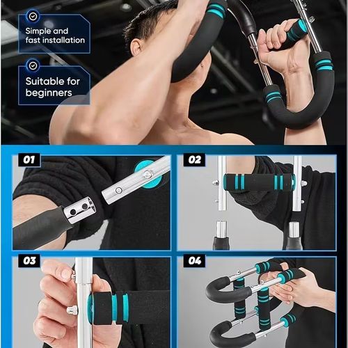 Adjustable Arm Strength Trainer - Portable Muscle Building Device