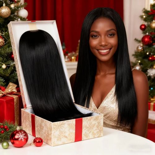 👩‍💼Women's Long Straight🦋🦋 Black Ponytail Wig✌