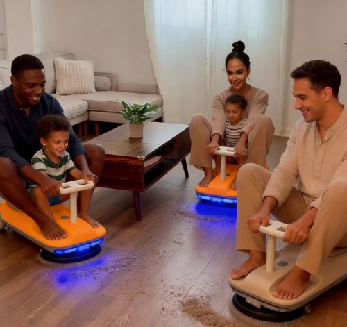 🏊 Parent-Child Twist Car Sweeper (2-in-1 Play & Clean) 🚀