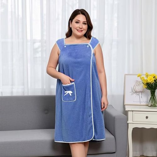 Plus Size Women's Wearable Shower Skirt