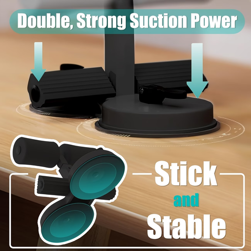 Suction cup type sit-up assistant
