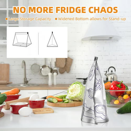 30PCS Reusable Aluminum Foil Food Storage Bags