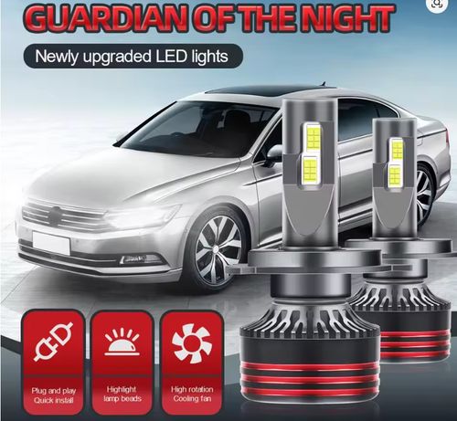 H4 H7 H13 9007  LED Headlight Bulbs -12 to 24 Voltage