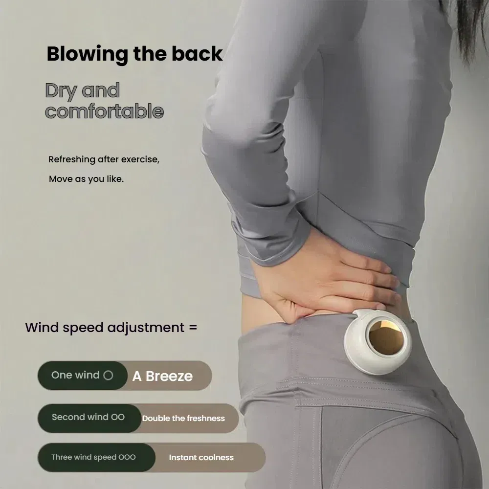 2025 New Clip-on Bladeless Fan to bags, strollers, desks, cloths and so on