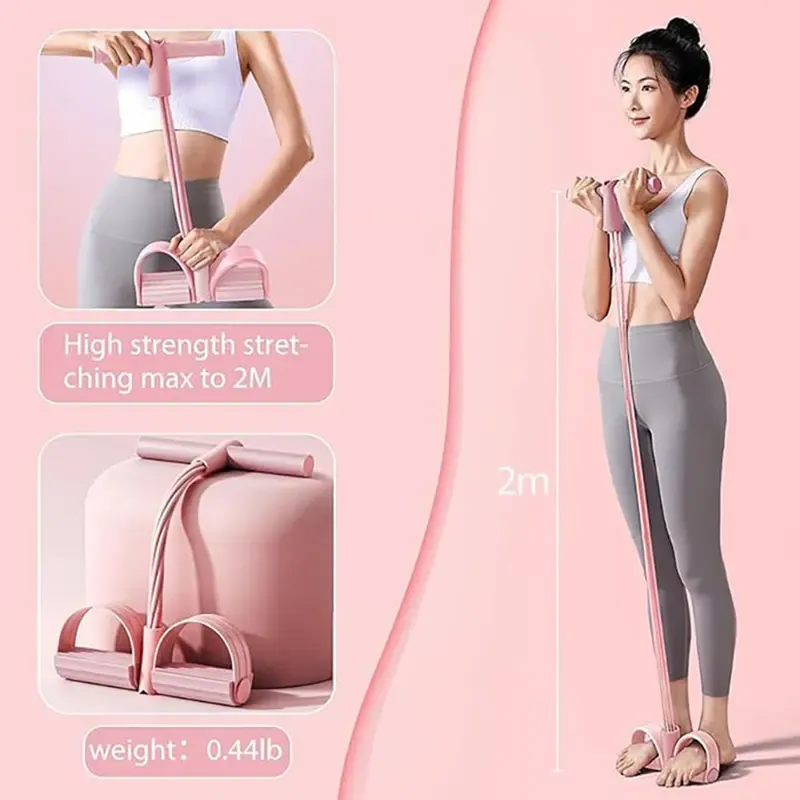 6 Tubes Foot Pedal Resistance Trainer